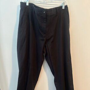 Talbots Black Relaxed Chino pants, size 16
